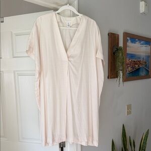 H&M Cream V-Neck Blouse